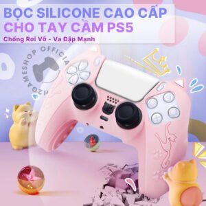 BỌC TAY SILICONE TAI MÈO MEOW PS5 DUALSENSE