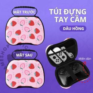 Hộp đựng tay Túi đựng tay PS4 PS5 XBOX PRO CONTROLLER - DÂU TÂY