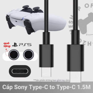 Dây sạc TYPE-C to TYPE-C cho tay cầm PS5 Dualsense USB C Dây DATA