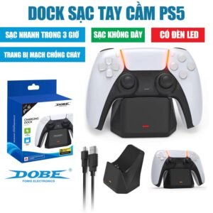 Dock sạc DOBE Đơn PS5 đế sạc 1 tay Dualsense