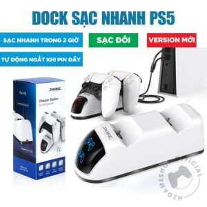 Dock sạc DOBE Đôi PS5 đế sạc Dualsense PlayStation