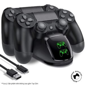 Dock sạc DOBE Đôi PS4 Tay Cầm DualShock đế sạc 2 tay cầm