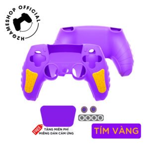 Vỏ bọc Silicone PS5 Dualsense - TÍM VÀNG