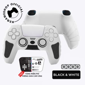 Vỏ bọc Silicone PS5 Dualsense - TRẮNG ĐEN