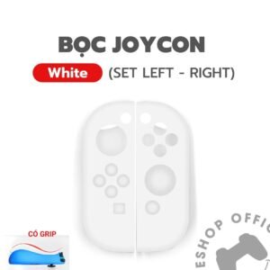 Vỏ Bọc Joy-Con Silicone Nintendo Switch Nhiều Màu - White