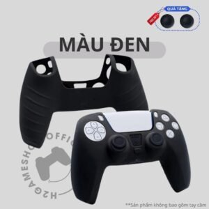 Bọc Silicone Tay PS5 Dualsense 7 Màu - Black