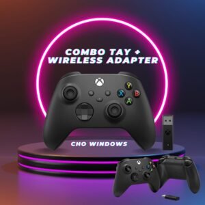 Combo Tay XBOX Series X Type C - Combo Black + Adapter