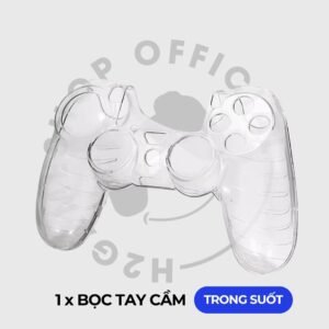 Ốp nhựa trong suốt tay cầm PS4 Dualshock